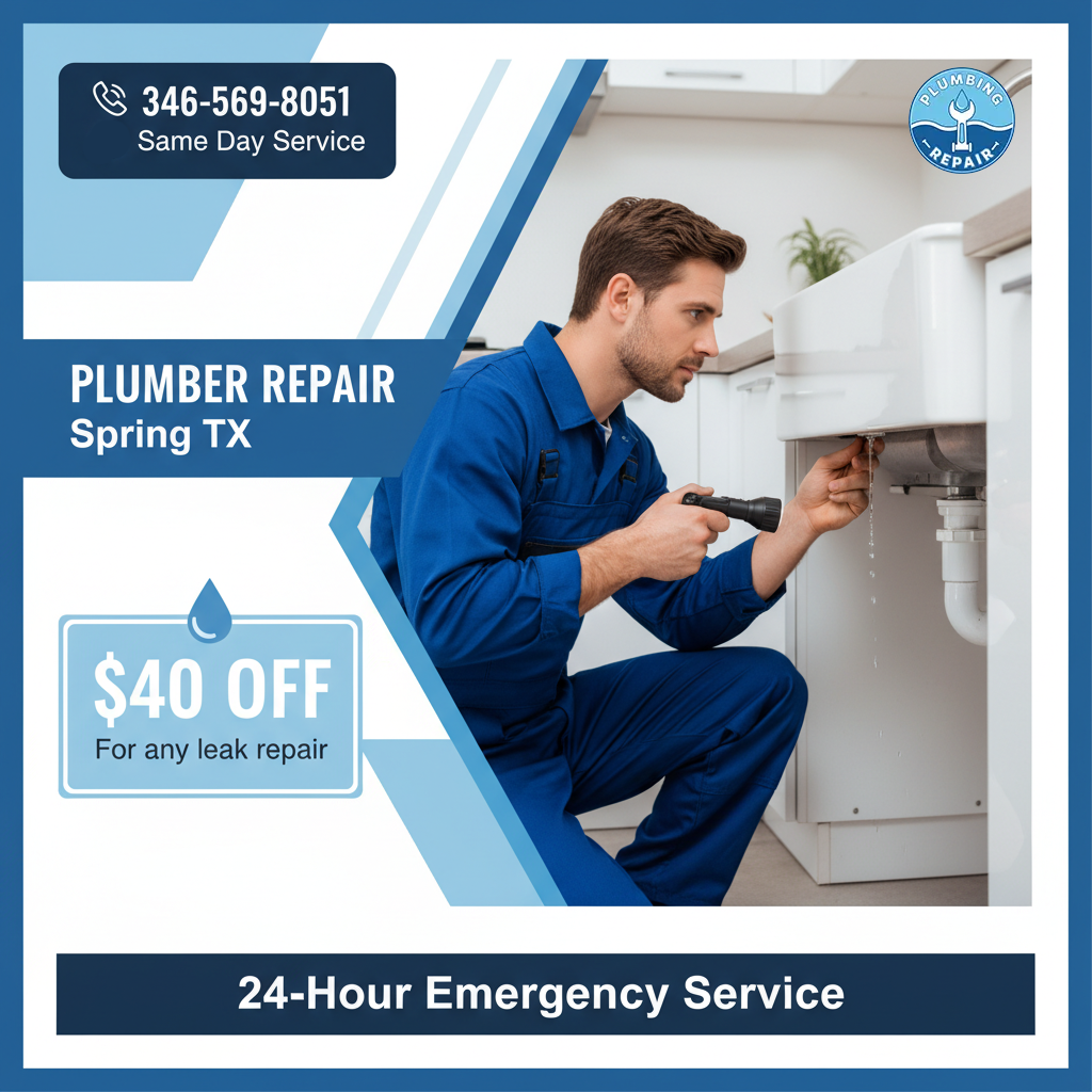 Plumbing Repair Spring TX Coupon
